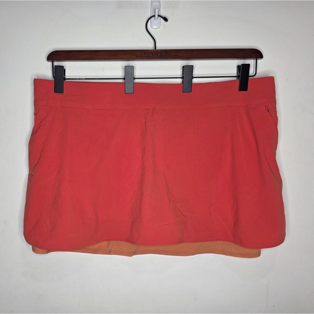 NWT Outdoor Voices Exercise skort skirt - 3XL XXXL - paprika orange sunstone